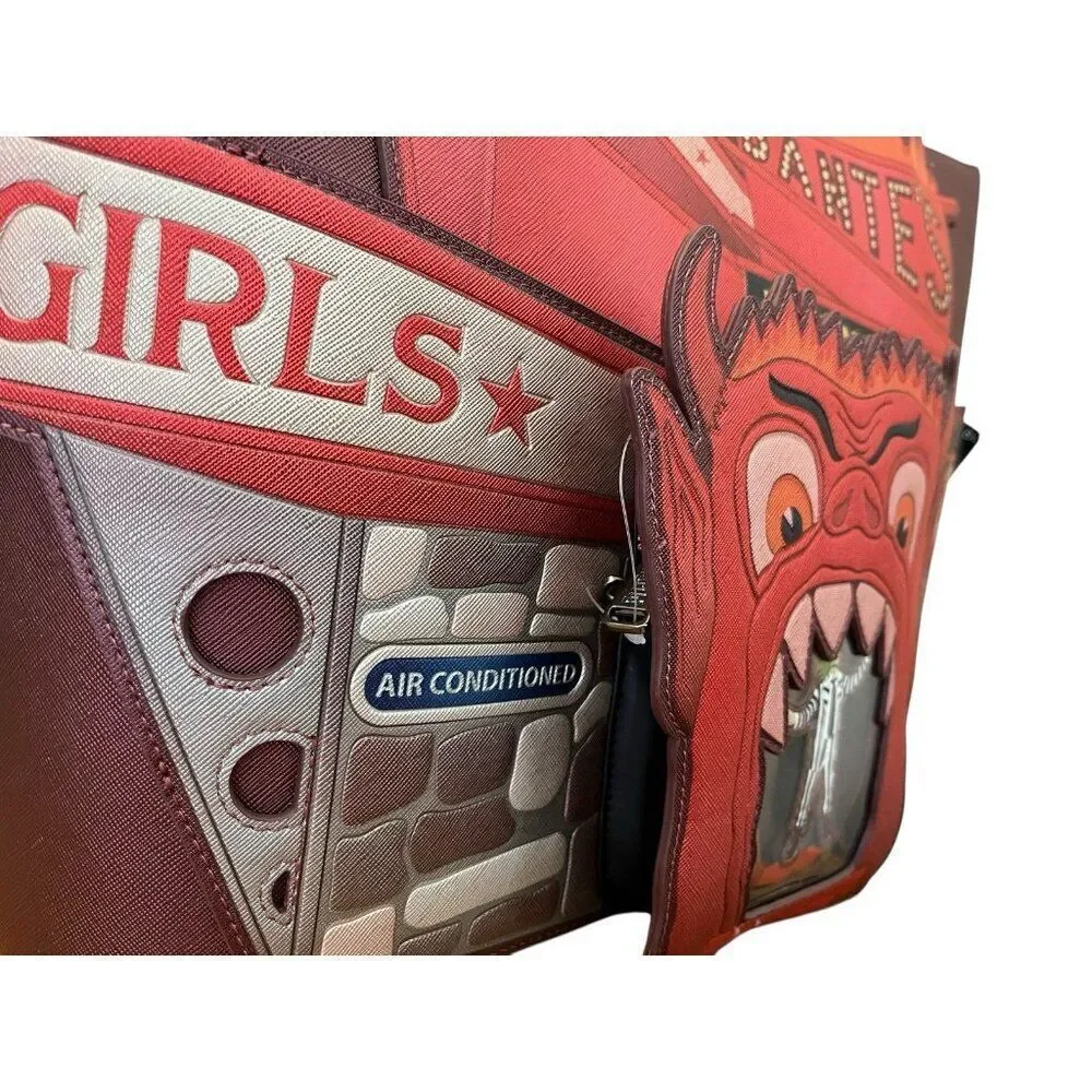 Beetlejuice Dante's Inferno Room XL Tote Crossbody Bag with Coin Bag New NWT - Picture 5 of 11
